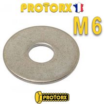 Protorx - RONDELLE Plate EXTRA LARGE "LL" M6 x 30pcs | Diam. int = 6