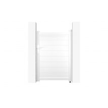 Casanoov - Portillon alu 1m EIGER 100P140 BLANC