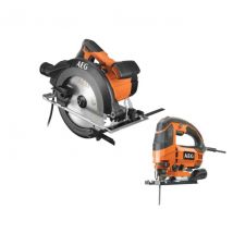 Aeg - Pack AEG Scie sauteuse pendulaire électrique 700W STEP 100X - Scie circulaire AEG 1200W 190mm KS12-1