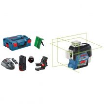 Bosch - Laser ligne 12V GLL 3-80 CG vert + batterie GBA 2Ah + chargeur GAL 1230 CV BOSCH 0601063T00