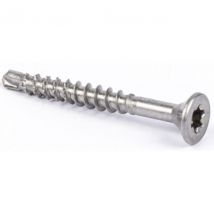 Afg Diffusion - Vis bois terrasse inox A2 auto perforante - 100 pcs - 5 mm - 80 mm