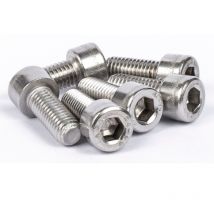 Afg Diffusion - Vis métaux TCHC inox A4 cylindrique - 100 pcs - 3 mm - 16 mm