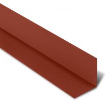 Bacacier - Rive Contre Mur pour tôle tuile BACACIER Tuile R | 1000 mm Longueur Brun mat