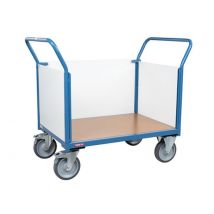 Matisere - Chariot modulable PVC 3 côtés - Plateau : 1000 x 700 mm - Charge max 500kg - 800004085