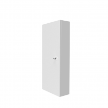 Atole - Coffret d'habillage ATOLE 13 modules en acier blanc avec serrure à clef - H. utile : 730 mm