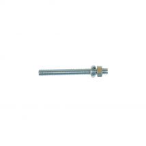 Ing Fixation - 10 Tiges filetées pour scellement à la résine M12 x 115 mm avec écrou et rondelle - Zingué
