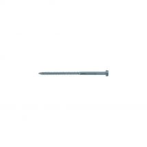 Ing Fixation - 10 Tirefonds - Tête hexagonale 21 mm - D. 14 x 400 mm - Zingué - Boîte de 10 pcs
