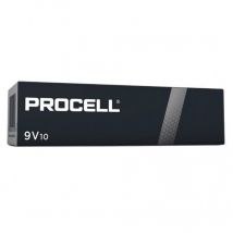 Duracell - 10 Piles alcalines Procell 6LR61 (9V) DURACELL