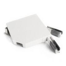 Avosdim - Paires de Joues de coffre pour Volet Pan coupé 45° - 165cm - RAL blanc 9016