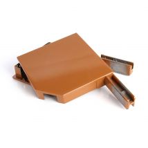 Avosdim - Paires de Joues de coffre pour Volet Pan coupé 45° - 137cm - Chêne doré