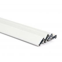 Avosdim - Profils Moustiquaire Cadre recoupable - Longueur 200 cm - Alu Blanc