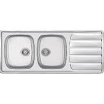 Moderna - EVIER INOX A ENC ZOOM 1160 2C 1E - EVIER INOX A ENC ZOOM 1160 2C 1E