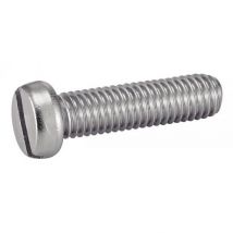 Acton - Vis à métaux tête cylindrique fendue inox A2 DIN 84 2