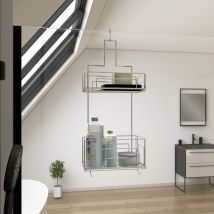 Galedo - Valet Blanc suspendu 50x20x10 - MAE