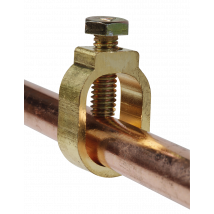 Eur'ohm - Piquet terre cuivré - 1m - Rond Ø13