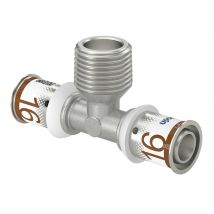 Uponor - Té réduit à sertir 25-20-25
