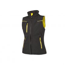 U-power - Gilet de travail sans manches softshell Femme UNIVERSE - Noir L