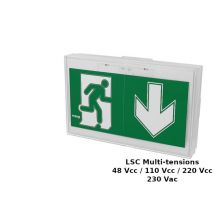Zemper - Luminaire sur Source Centrale évacuation IP44 Multitensions
