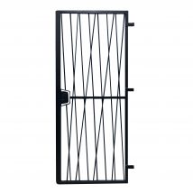 Dms - Grille porte Savane -1 vantail pour encadrure H=230 cm x L=90 cm (côte tableau)