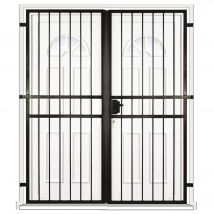 Dms - Grille porte Droite -2 vantaux pour encadrure H=190 cm x L=190 cm (côte tableau)