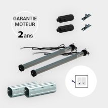 Gefradis - Kit de 2 axes motorisés 20 Nm commande filaire ZF 54 mm