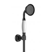 Paini - Mini kit - Ensemble sur douche mural rétro Lady’s 1 jet Epoxy Noir Mat