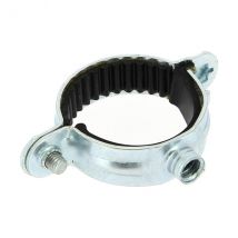 Ram - 50 Colliers de fixation tube simple isophonique acier zingué 7x150 - Ø32