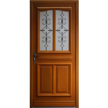 Gd Menuiseries - porte D'entrée Bois Vitrée