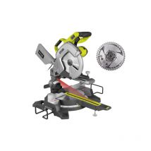 Ryobi - Pack RYOBI Scie à onglet radiale électrique EMS254L - 2000W - 254mm - lame carbure - SB254T48A1