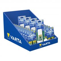 Varta - Ult. unidades expositor 12 blisters aa +12 blisters aaa incluye 4 cargadores gratis varta 4008496060542 38498 VARTA
