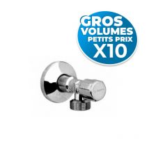 Schell Lot de 10 robinets de service pour machine à laver (033000699-GVP10)