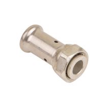 Henco - Raccord droit écrou libre laiton multicouche à sertir TH ou BE Ø26x3.0-1''