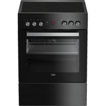 Beko - Cuisinière vitrocéramique Chaleur tournante brassée 72L BEKO 60cm