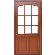 Gd Menuiseries - Porte D'entrée Bois Vitrée
