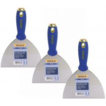 Lot de 3 couteaux US à enduire Semin - 15 cm