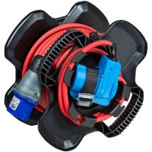 Brennenstuhl - Enrouleur électrique compact X-GUM + rallonge caravane 15m de câble H07RN-F 3G1