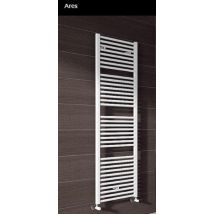 Irsap - Radiateur sècheserviettes Ares raccordement central 456W blanc H 1118 mm L 430 mm