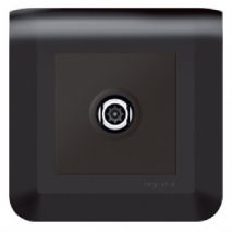 Prise Télévision simple Mosaic Noir Mat Non Legrand