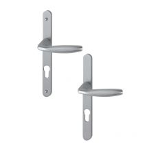 Hoppe - Garniture new york sur plaques de 24mm - Entraxe (mm) : 92 - Carré (mm) : 8 - Finition : Anodisé F9 - HOPPE