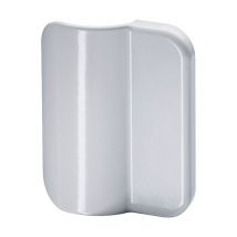 Roto - Poignée de tirage alu pour porte fenêtre - Finition : Brun RAL8022 - ROTO