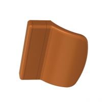 Kintech - Poignée de tirage pvc pour porte fenêtre - Finition : Brun RAL8003 -