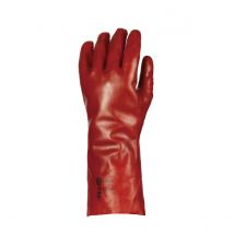 Coverguard - Gants PVC rouge enduit
