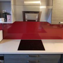 Alucouleur - Crédence Aluminium Rouge Pourpre RAL 3004 B H 50 cm x L 120 cm