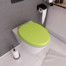 Galedo - Abattant WC - MDF et Double frein de chute - SOFT GREEN