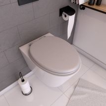 Galedo - Abattant WC - MDF et Double frein de chute - SOFT GREY