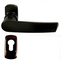 Klose Besser - Paire de Poignées KLOSE besser "AYDAN" + 2 Rosaces NOIR Aluminium