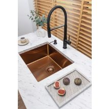 Otitec - Evier de cuisine cuivre brossé MARMARA
