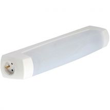 Ebenoid - Réglette salle de bain EO S19 sans source lumineuse blanc SSL avec prise PC 2P+T - L’ÉBÉNOÏD - 055214