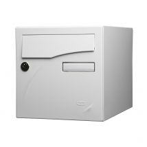 Renz - Boite aux lettres Préface 1 porte blanc RAL 9016 brillant