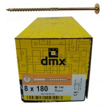 Domax - BOITE DE 50 VIS À TÊTE RONDELLE 8 x 180